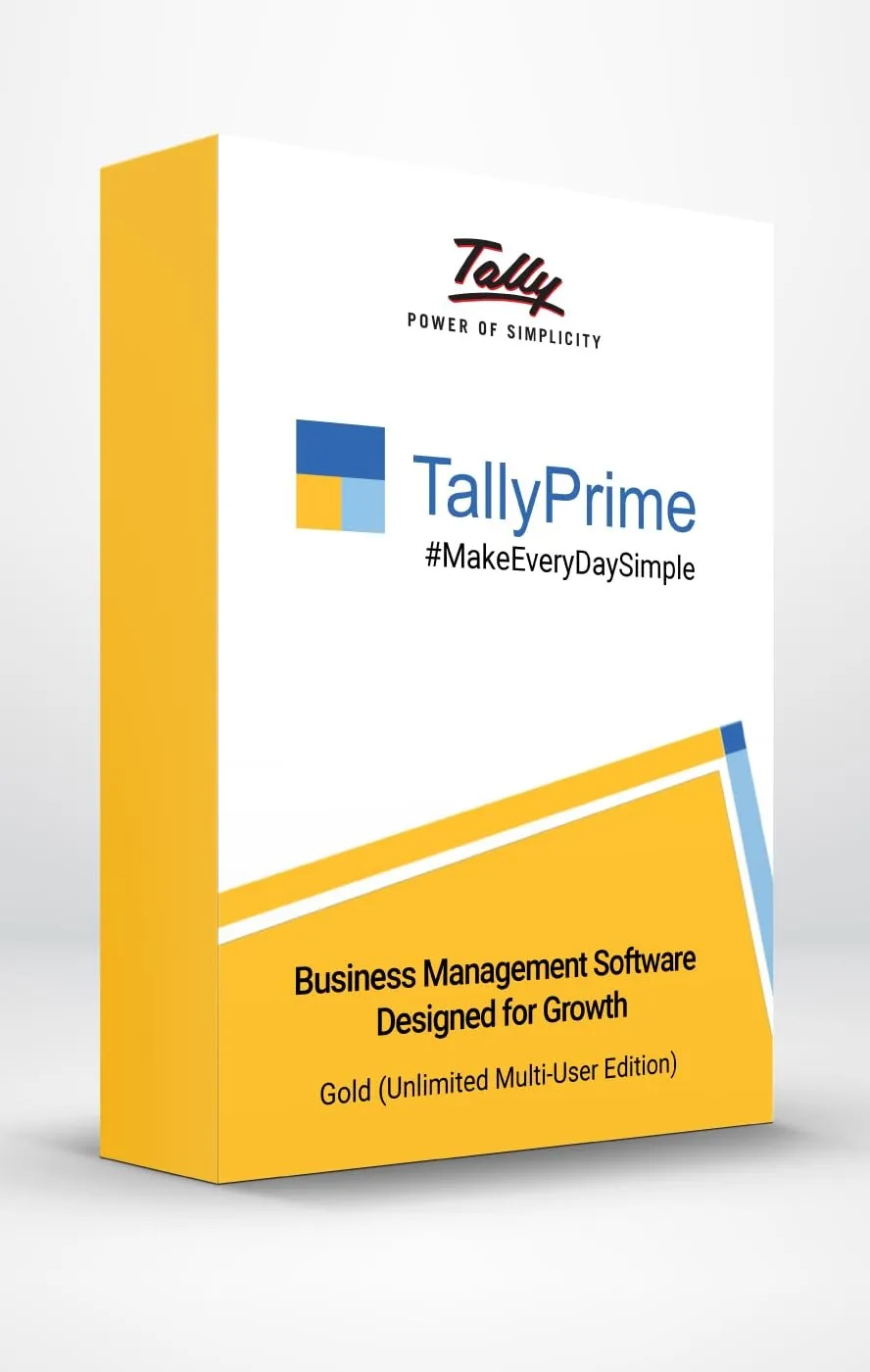 TallyPrime Gold — Unlimited Multi-User Edition software box