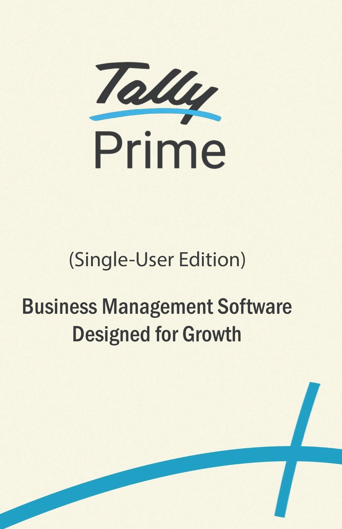TallyPrime Silver — Single User Edition pack